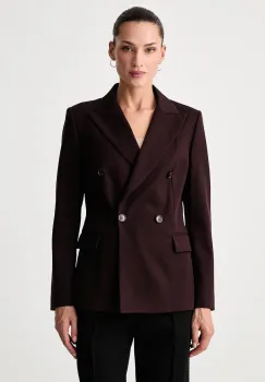 United Colors of Benetton  sacou cu doua randuri de nasturi pentru femei imagine