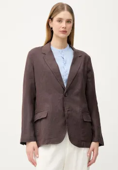 United Colors of Benetton sacou cu un singur rand de nasturi de dama din in imagine