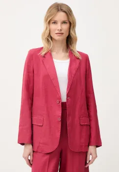 United Colors of Benetton Sacou cu un singur rand de nasturi de dama din in imagine