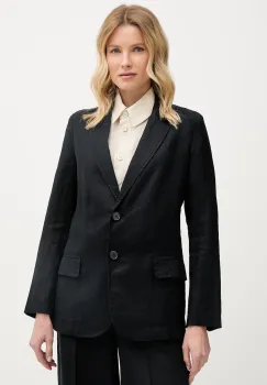 United Colors of Benetton sacou cu un singur rand de nasturi pentru femei, din in imagine