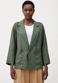 United Colors of Benetton sacou cu un singur rand de nasturi pentru femei, din in imagine