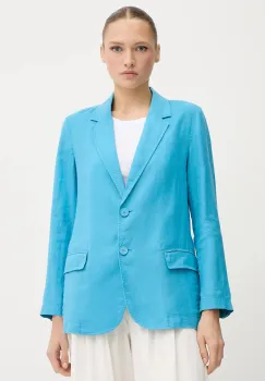 United Colors of Benetton sacou de in culoarea verde, un singur rand de nasturi, neted imagine