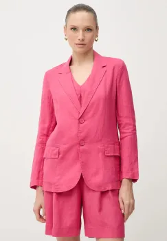 United Colors of Benetton sacou de in culoarea verde, un singur rand de nasturi, neted imagine