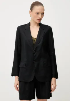 United Colors of Benetton sacou de in culoarea verde, un singur rand de nasturi, neted imagine