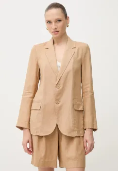 United Colors of Benetton sacou de in culoarea verde, un singur rand de nasturi, neted imagine