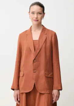 United Colors of Benetton sacou de in culoarea verde, un singur rand de nasturi, neted imagine