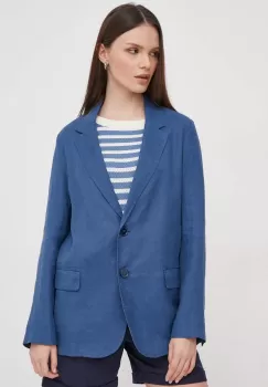 United Colors of Benetton sacou de in un singur rand de nasturi, neted imagine