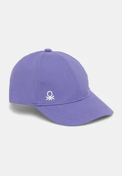 United Colors of Benetton sapca culoarea violet, uni, 6YCTCA01Y imagine