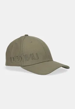 United Colors of Benetton sapca de baseball din bumbac culoarea verde, uni, 6NFPUA01C imagine