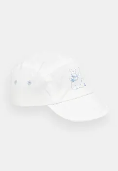 United Colors of Benetton sapca din bumbac pentru copii culoarea alb, cu imprimeu, 69G7AA00X imagine