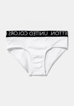 United Colors of Benetton slip copii 2-pack culoarea alb, 3OP80S484 imagine