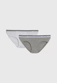 United Colors of Benetton slip copii 2-pack culoarea gri imagine