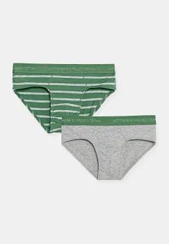 United Colors of Benetton slip copii 2-pack culoarea verde, 3VPS0S02T imagine