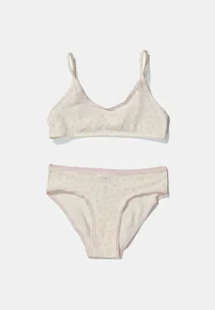 United Colors of Benetton sutien si chiloti pentru copii culoarea bej, 319X0K02L imagine