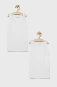 United Colors of Benetton tricou copii culoarea alb, neted imagine