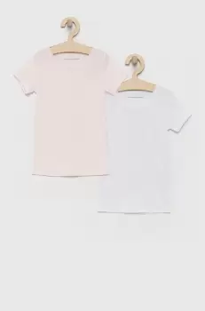 United Colors of Benetton tricou copii culoarea roz imagine