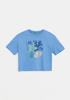 United Colors of Benetton tricou de bumbac pentru copii 35RYC10OZ imagine