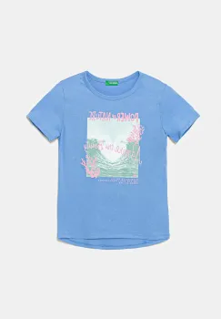 United Colors of Benetton tricou de bumbac pentru copii 3I1XC10OY imagine