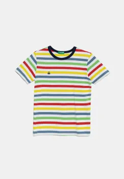 United Colors of Benetton tricou de bumbac pentru copii cu imprimeu, 3FHXC10MW imagine