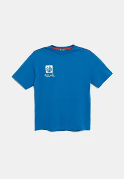 United Colors of Benetton tricou de bumbac pentru copii cu imprimeu, 3I1XC10P4 imagine