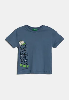 United Colors of Benetton tricou de bumbac pentru copii cu imprimeu, 3I1XG10IJ imagine