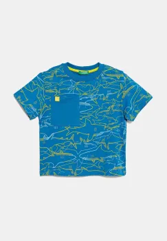 United Colors of Benetton tricou de bumbac pentru copii cu imprimeu, 3PDQG10JN imagine