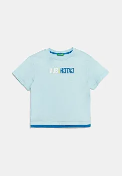 United Colors of Benetton tricou de bumbac pentru copii cu imprimeu, 3SLUG10JF imagine
