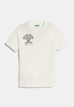 United Colors of Benetton tricou de bumbac pentru copii culoarea bej, cu imprimeu, 3I1XC10N3 imagine