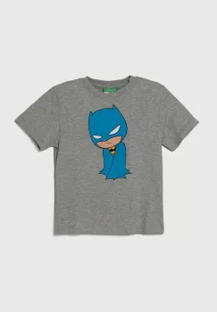 United Colors of Benetton tricou de bumbac pentru copii culoarea gri imagine