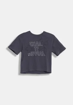 United Colors of Benetton tricou de bumbac pentru copii culoarea gri, 3I1XC10QD imagine