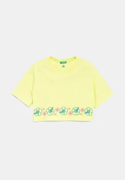 United Colors of Benetton tricou de bumbac pentru copii culoarea verde, 3096C10PC imagine