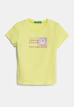 United Colors of Benetton tricou de bumbac pentru copii culoarea verde, 3I1XG10HU imagine