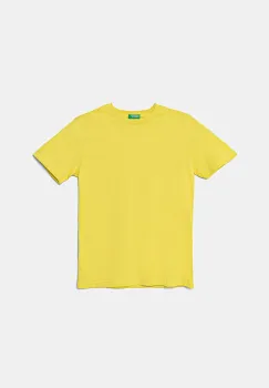 United Colors of Benetton tricou de bumbac pentru copii culoarea verde, neted, 3I1XC109W imagine
