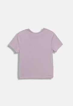 United Colors of Benetton tricou de bumbac pentru copii culoarea violet, 3X1SG10JV imagine