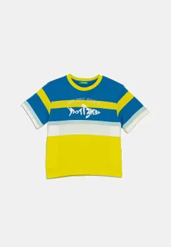 United Colors of Benetton tricou de bumbac pentru copii modelator, 3V0HG10JE imagine