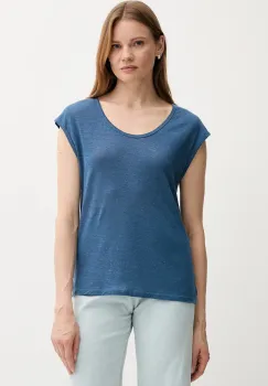 United Colors of Benetton tricou de in culoarea bleumarin, 37UJE16B1 imagine