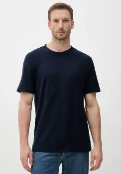 United Colors of Benetton tricou de in culoarea bleumarin, uni, 3UTFU10B1 imagine