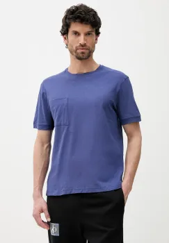 United Colors of Benetton tricou din amestec de in culoarea roz, neted imagine