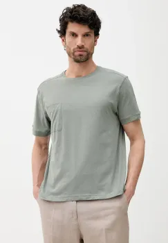 United Colors of Benetton tricou din amestec de in culoarea roz, neted imagine