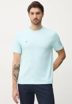 United Colors of Benetton tricou din bumbac barbati, culoarea verde, neted, 3MI5J1AF7 imagine