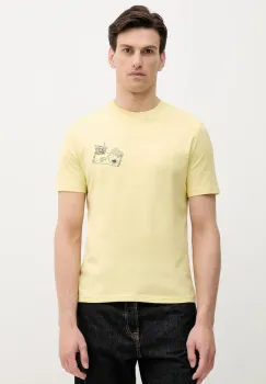 United Colors of Benetton tricou din bumbac cu imprimeu, 3BL0U10AF imagine