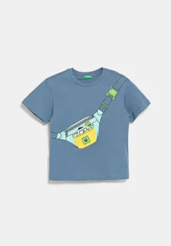 United Colors of Benetton tricou din bumbac cu imprimeu, 3I1XG10J6 imagine
