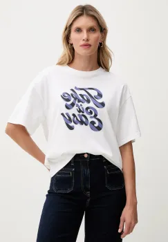 United Colors of Benetton tricou din bumbac culoarea alb, 3MI5D10AY imagine