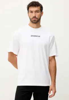 United Colors of Benetton tricou din bumbac culoarea alb, cu imprimeu, 3MI5U10AX imagine