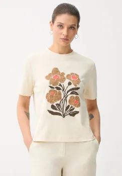 United Colors of Benetton tricou din bumbac culoarea bej, 3DCJD10B5 imagine