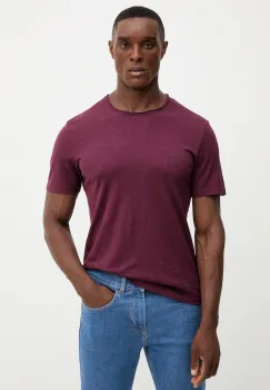 United Colors of Benetton tricou din bumbac culoarea bej, uni, 3JE1J19A5 imagine