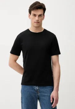 United Colors of Benetton tricou din bumbac culoarea bej, uni, 3P7XU1058 imagine