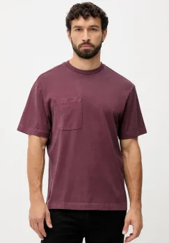 United Colors of Benetton tricou din bumbac culoarea bordo, uni, 3ZITU10AV imagine