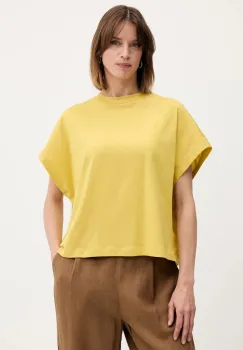 United Colors of Benetton tricou din bumbac culoarea galben, 3096D1071 imagine