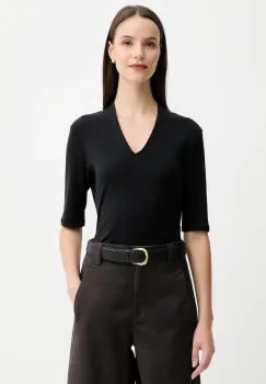United Colors of Benetton tricou din bumbac culoarea negru, 3GA2D400U imagine